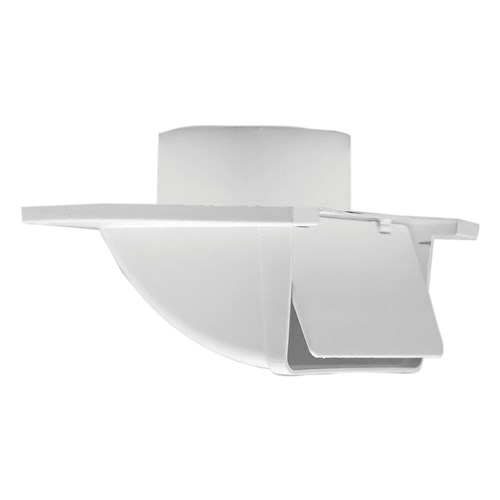 VENT EAVE 4IN WHITE