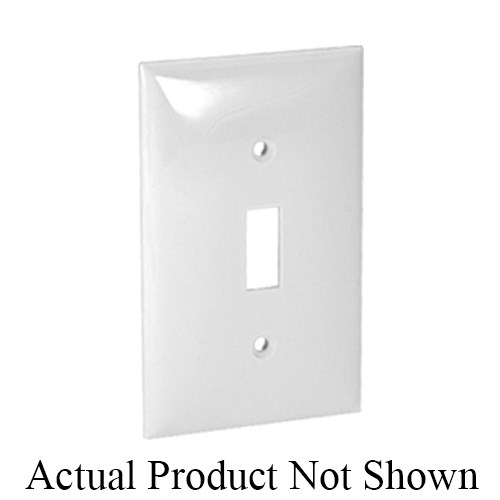 WALLPLATE WHT SW 1G