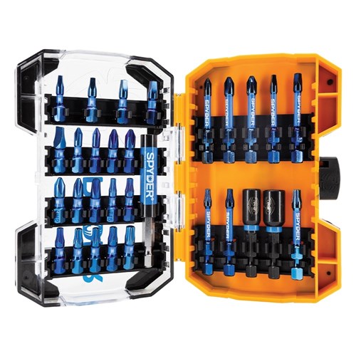 SPYDER MACH-BLUE 30 PC IMPACT BIT SET