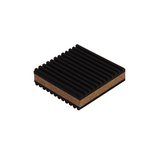 VIBRATION PAD 7/8X3X3 CORK/RUBBER