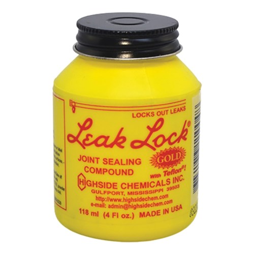 LEAK LOCK GOLD 4 OZ BRUSH TOP