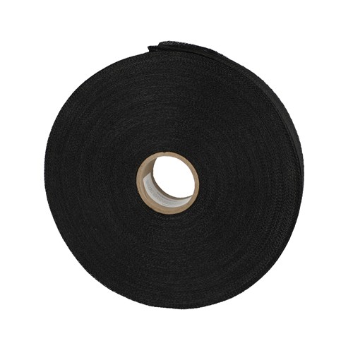 DUCT STRAP WOVEN BLACK 1-3/4IN X 100YD