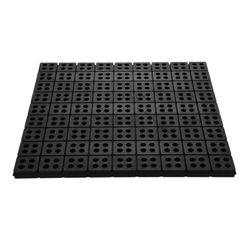 VIBRATION ISO PAD RUBBER 18INX18IN