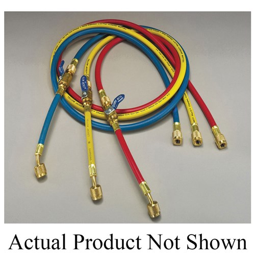 CHARGING HOSES 3PK WITH LOW LOSS SHUTOFF