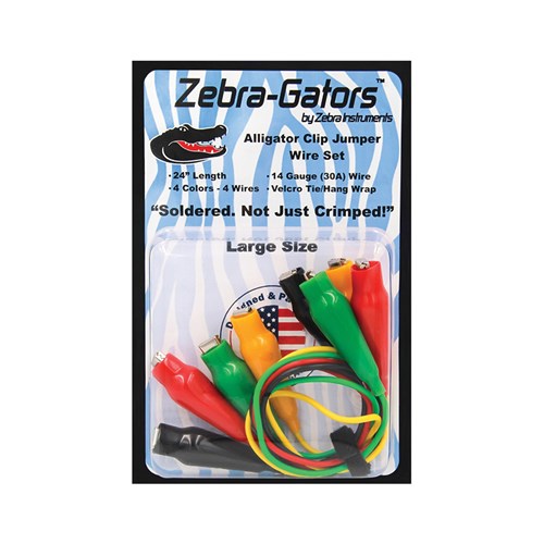 ZEBRA GATORS LEAD SET LGE 4PC