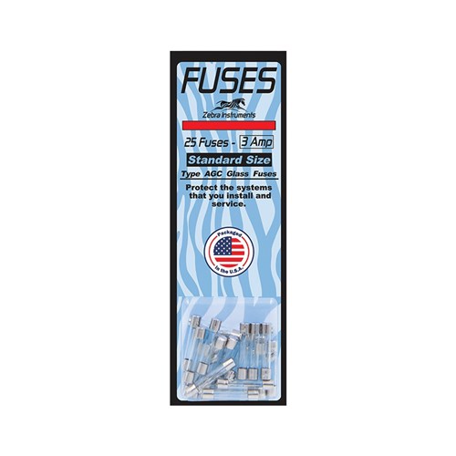 FUSE 3AMP GLASS TYPE AGC