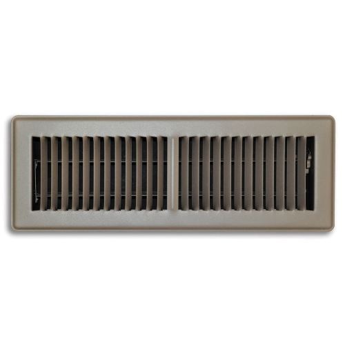 FLOOR GRILLE BROWN 4X14