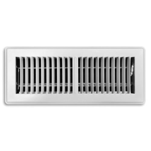 FLOOR GRILLE WHITE 4X12