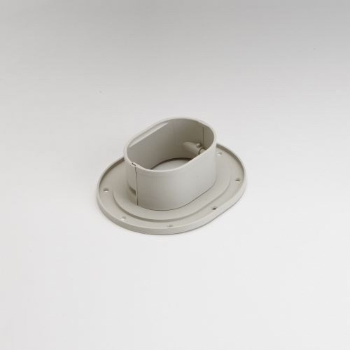 LINESET COVER WALL FLANGE 4-1/2IN IVORY