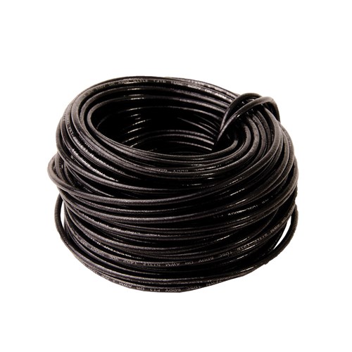 WIRE 16GA TFFN BLACK 48FT