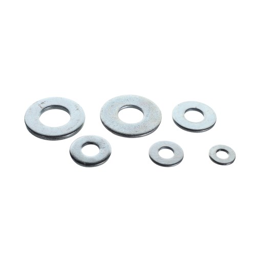 WASHERS FLAT ASST   114PER PKG