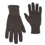 BROWN JERSEY GLOVES (12 PAIR/PACK)